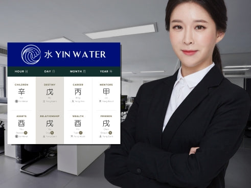 How Does Yin Water Affect Career in Four Pillars of Destiny?