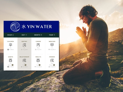 How Does Yin Water Affect Spirituality in Four Pillars of Destiny?