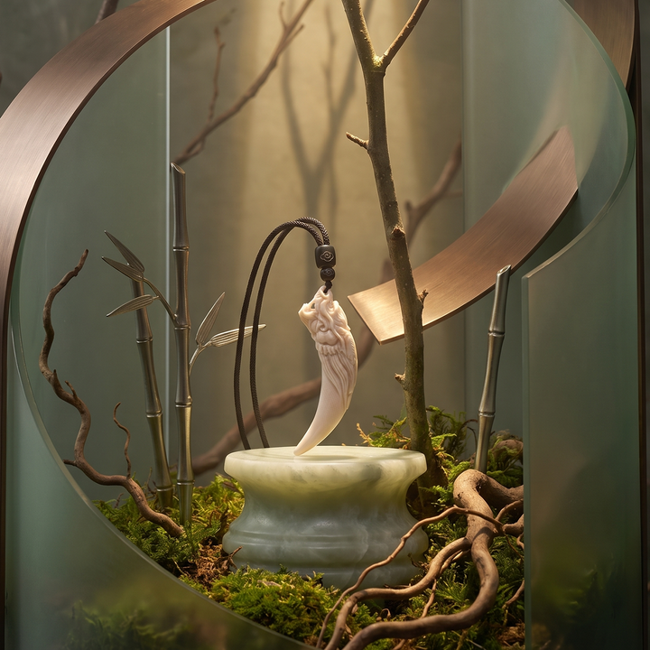The real The Hunter's Fang, studio photograph on white