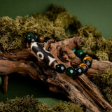 Tibetan 3-Eye Dzi - The Consort (Business/Wealth)