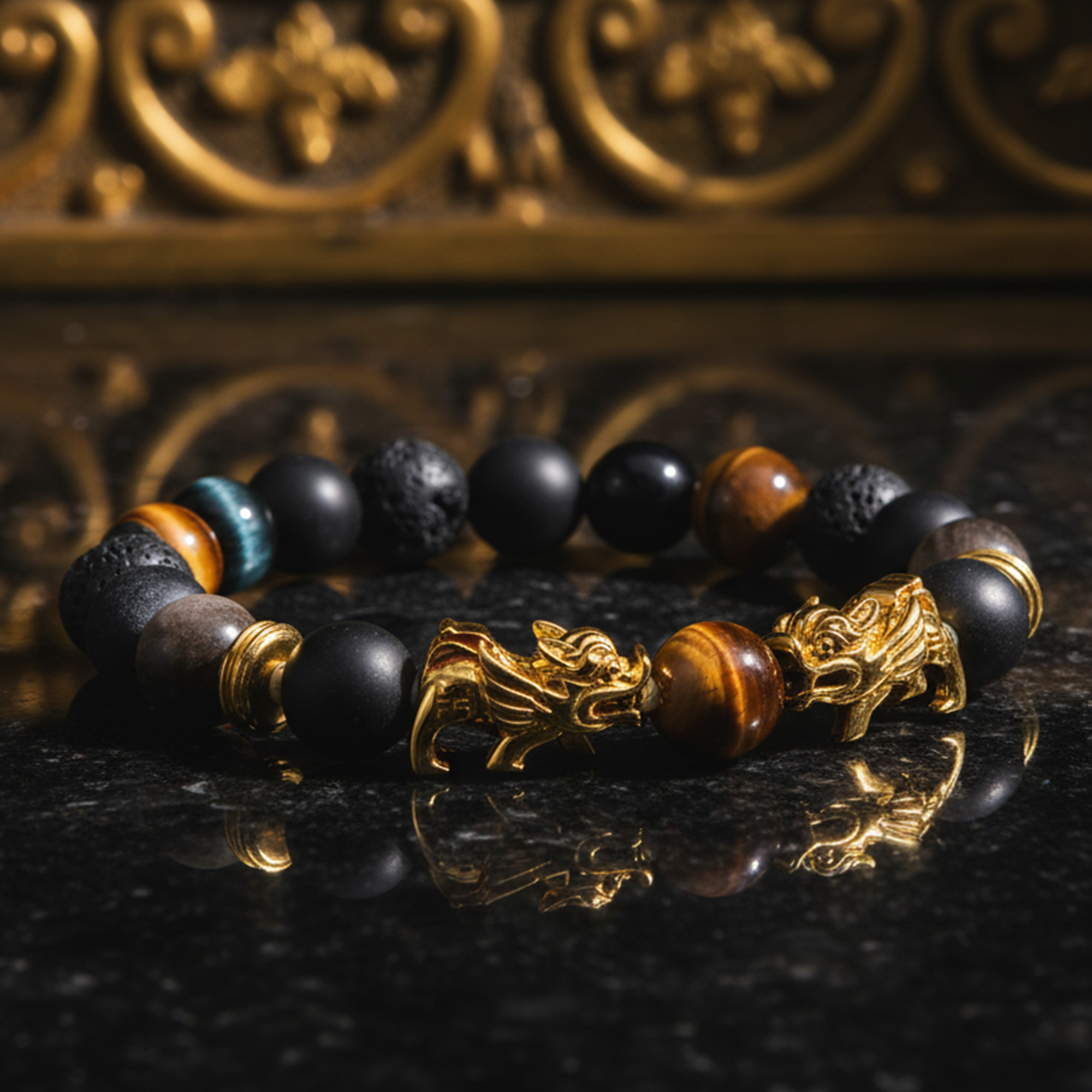 The Apex - Pixiu Bracelet – Hoseiki Jewelry The Apex - Pixiu Bracelet – Hoseiki Jewelry