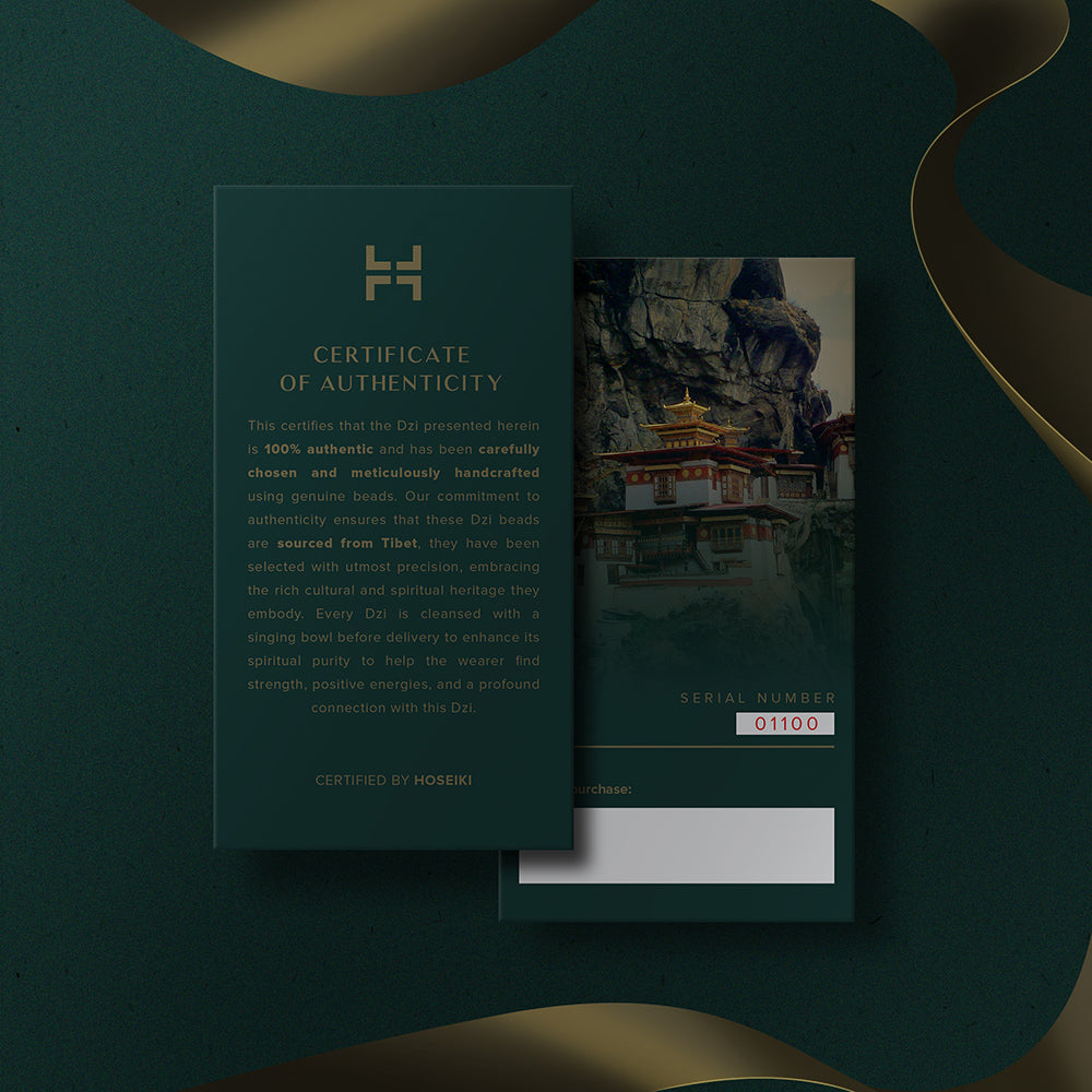 Hoseiki Certificate of Authenticity