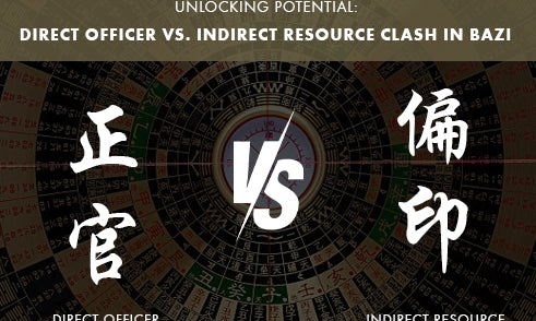 What to Do When Direct Officer Clashes with Indirect Resource in Bazi?