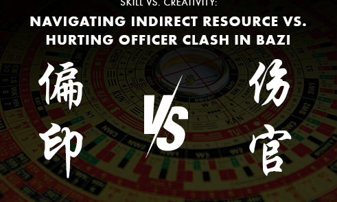 What to Do When Indirect Resource Clashes with Hurting Officer in Bazi?