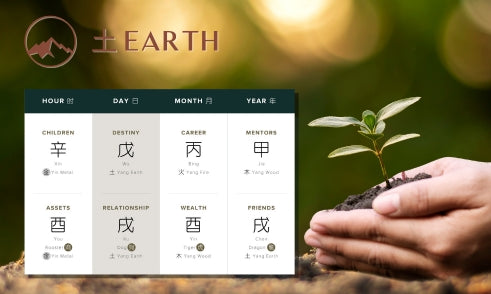 How Does Earth Affect Personal Growth in Four Pillars of Destiny?