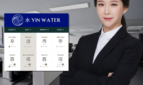How Does Yin Water Affect Career in Four Pillars of Destiny?