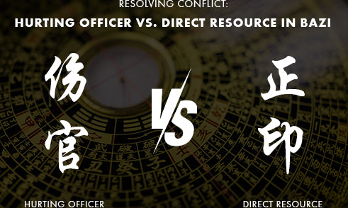 What to Do When Hurting Officer Clashes with Direct Resource in Bazi?