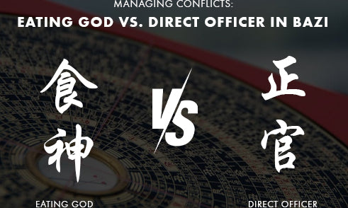 What to Do When Eating God Clashes with Direct Officer in Bazi?