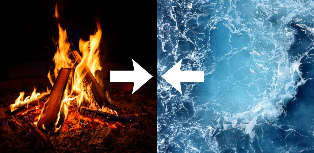 What Happens When Fire Clashes with Water?