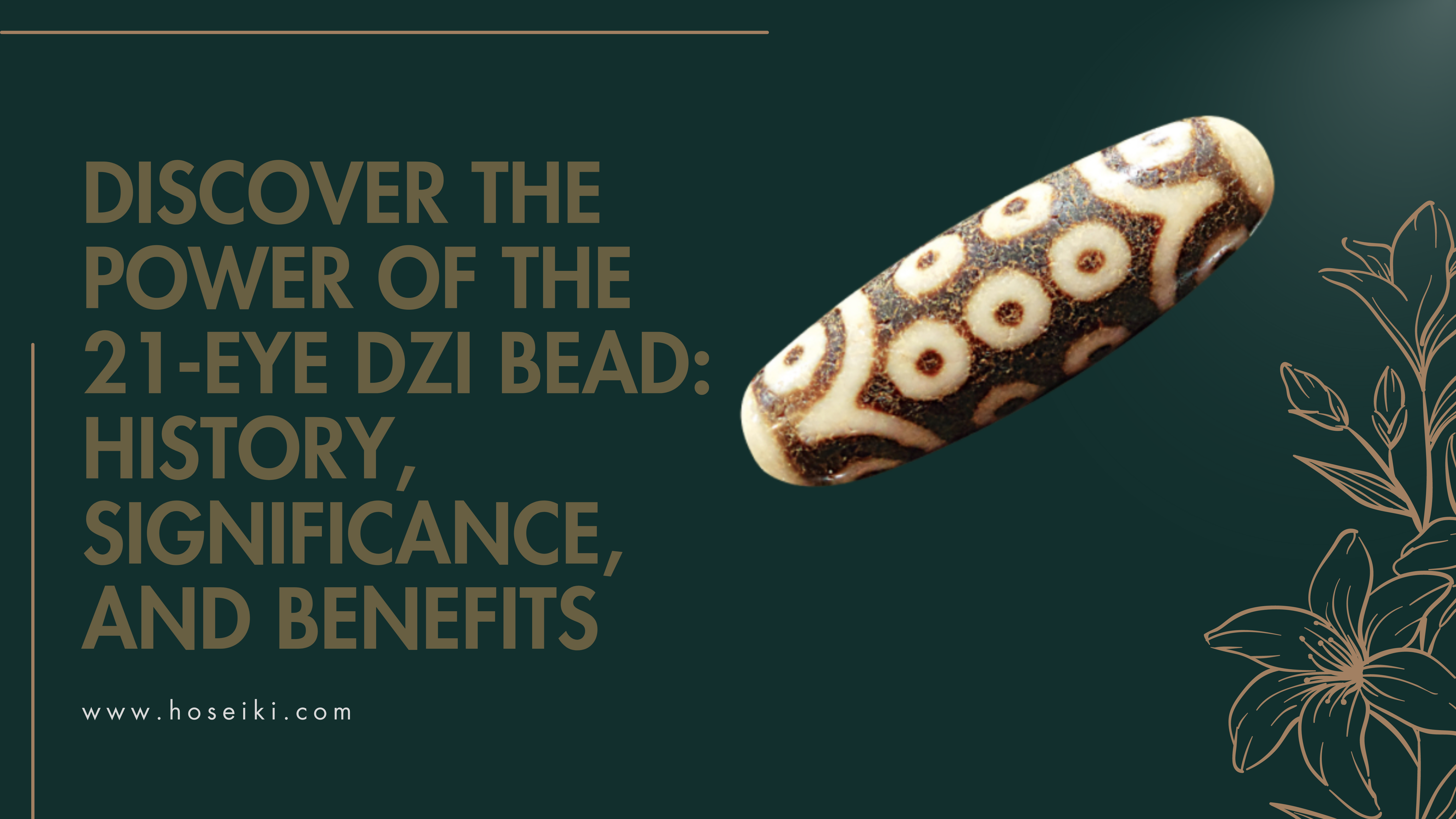 Unlocking the Power of the 21-Eye Dzi Bead: A Must-Have for Your Collection 🧿