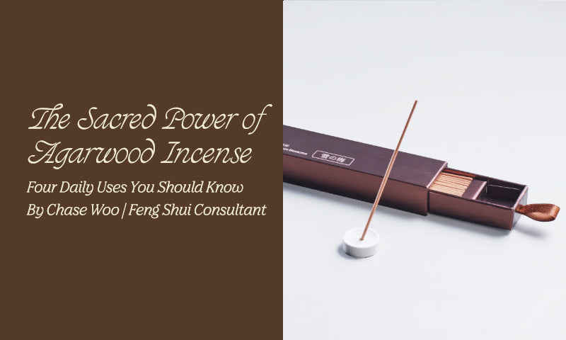 "The Sacred Power of Agarwood Incense: Four Daily Uses You Should Know" By Chase Woo | Feng Shui Consultant