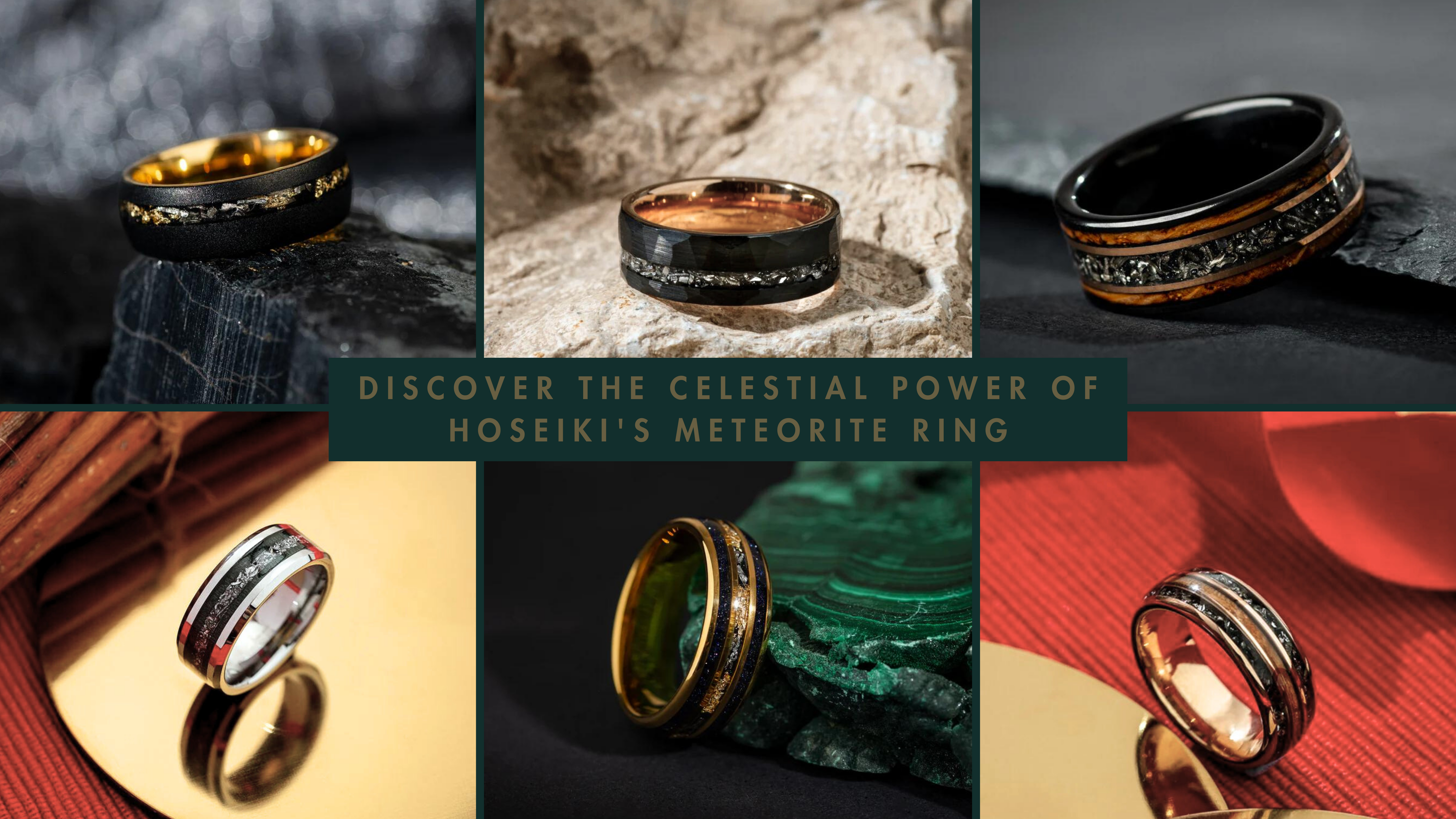 Discover the Celestial Power of Hoseiki's Meteorite Rings