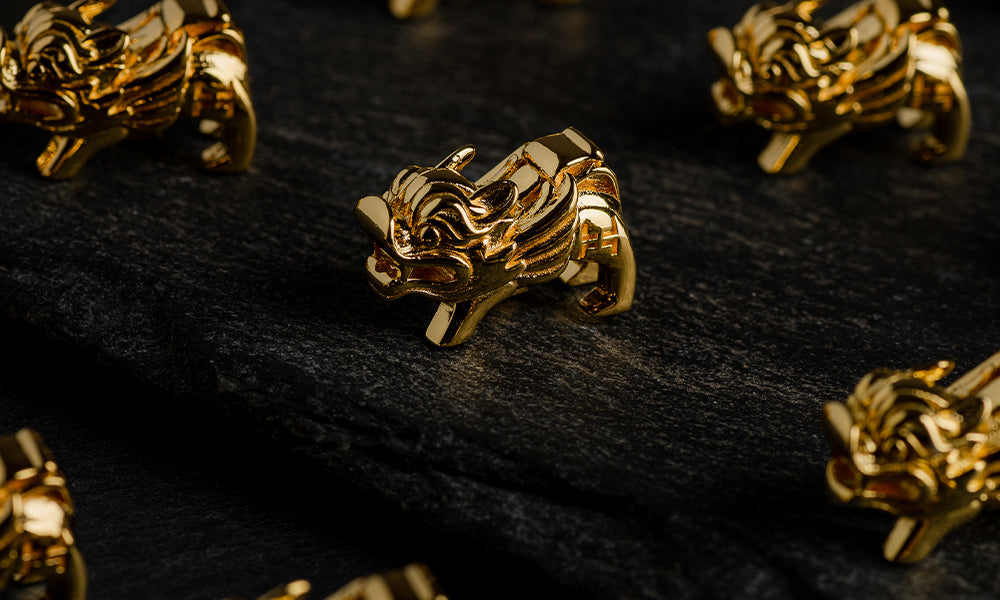 Gold Pixiu's for an Original Pixiu Bracelet from Hoseiki.