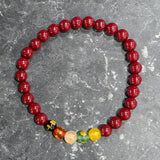 [FB Live Exclusive] Cinnabar with 5 Wealth God Bracelet