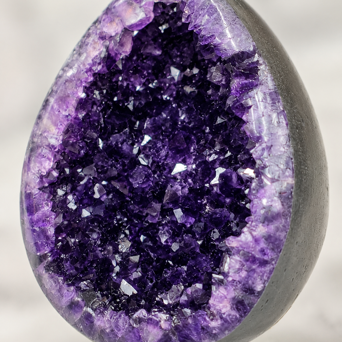 Period 9 Wealth Activation Bundle 九运转运套装 — Uruguay Amethyst Dino Cave 1kg + Mountain Ghost Coin | Wisdom & Wealth Luck