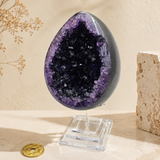 Period 9 Wealth Activation Bundle 九运转运套装 — Uruguay Amethyst Dino Cave 1kg + Mountain Ghost Coin | Wisdom & Wealth Luck