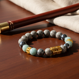 Triple Wealth Abacus Bracelet - The Cardinal