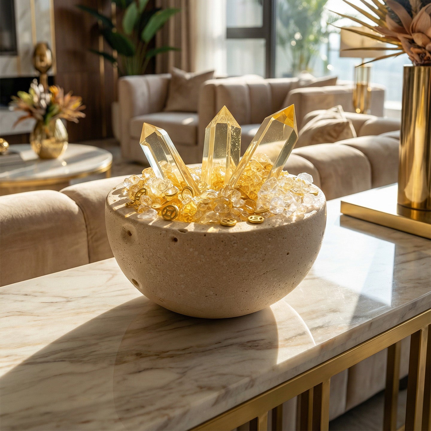 The Millionaire Magnet · Citrine Wealth Bowl (PRE ORDER)