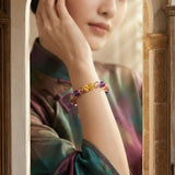 Currant Radiance • Blackcurrant Super Seven Bracelet