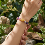 Currant Radiance • Blackcurrant Super Seven Bracelet