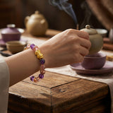 Currant Radiance • Blackcurrant Super Seven Bracelet