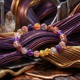 Currant Radiance • Blackcurrant Super Seven Bracelet