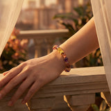 Currant Radiance • Blackcurrant Super Seven Bracelet