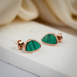 Glistra- Malachite Earrings