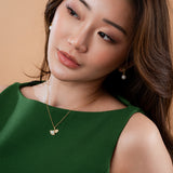 Celestial Radiance -  Hetian Jade Collection  Jewelry Set “杏光玉辉”和田玉珠宝套组