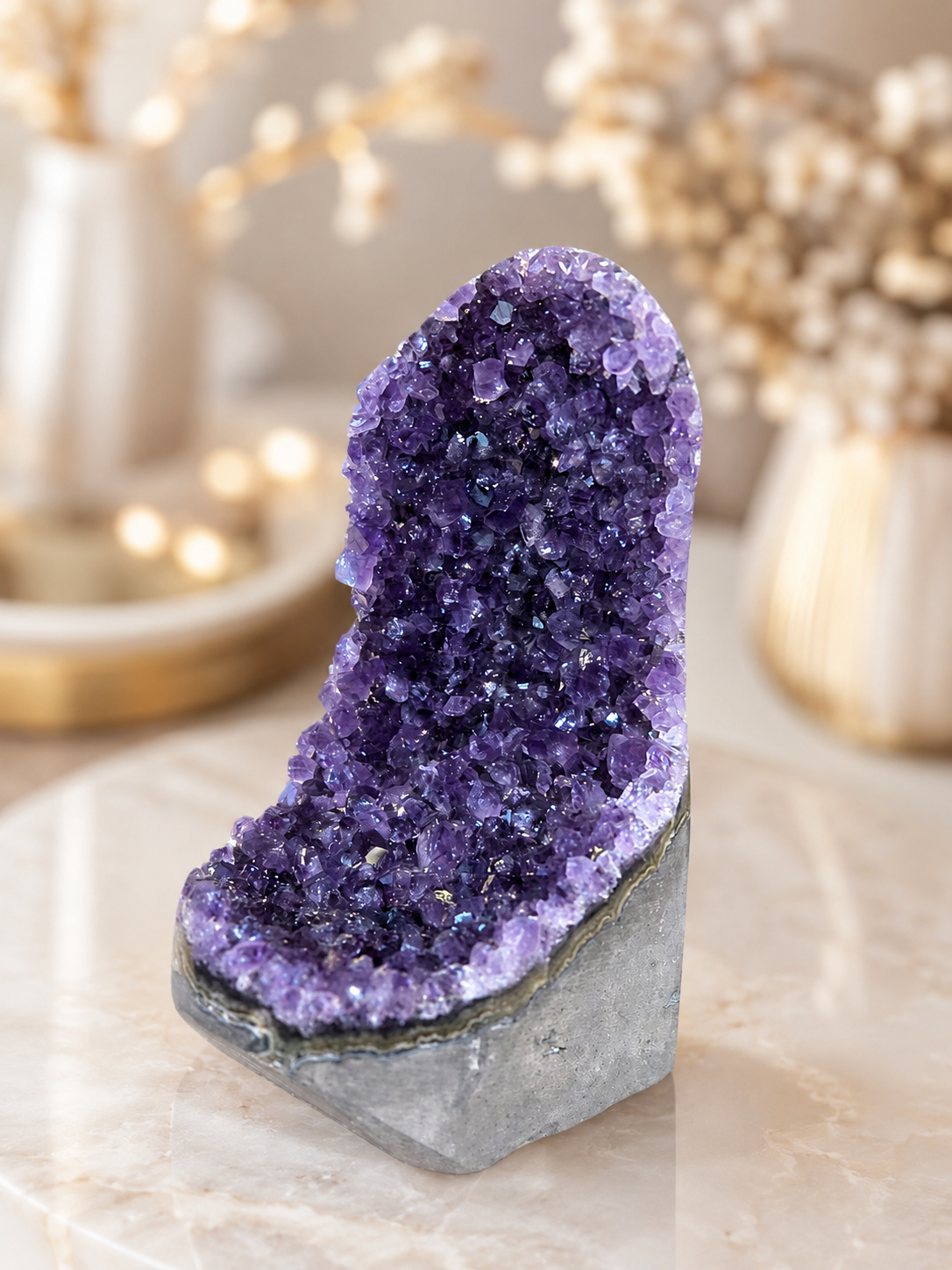 High Grade Amethyst Cave Home Decor Piece Design 1 (1.05kg)