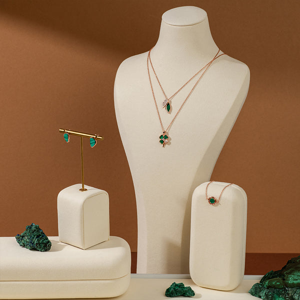 Nature’s Splendour - Malachite Jewellery Set