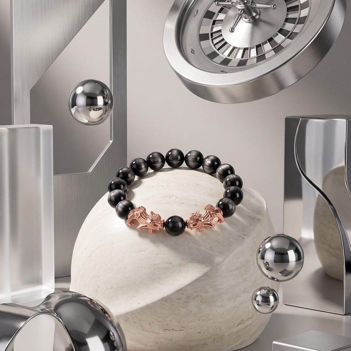 Hypersthene bracelet craftsmanship