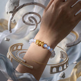 Lunar Éternelle - Premium Madagascar Moonstone Bracelet [PRE ORDER | SHIP IN 4 WEEKS]