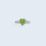 Peridot Heart of Growth – Heart of Prosperity Collection (MADE TO ORDER)