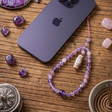 The Amethyst Oracle Handphone Chain – The Millionaire Talisman Collection