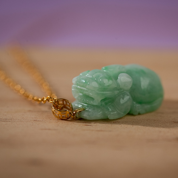 Treasure of the Orient - The Jadeite Pixiu Necklace