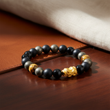 The Midnight Reign - 1.0G 999 Solid Gold Pixiu Series