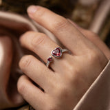 Tourmaline Twin Heart of Passion – Heart of Prosperity Collection (ADJUSTABLE)
