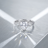 Topaz Heart of Clarity Ring (Made To Order)