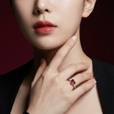 Tourmaline Heart of Passion Ring (Made To Order)