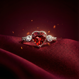 Tourmaline Heart of Passion Ring (Made To Order)