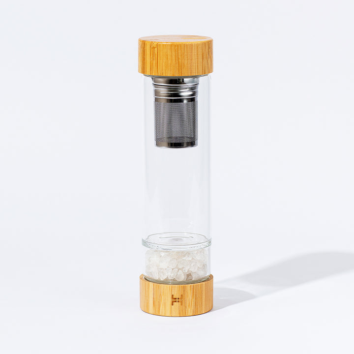 Zen Metal Element Crystal Flask