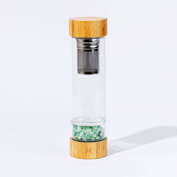 Zen Wood Element Crystal Flask